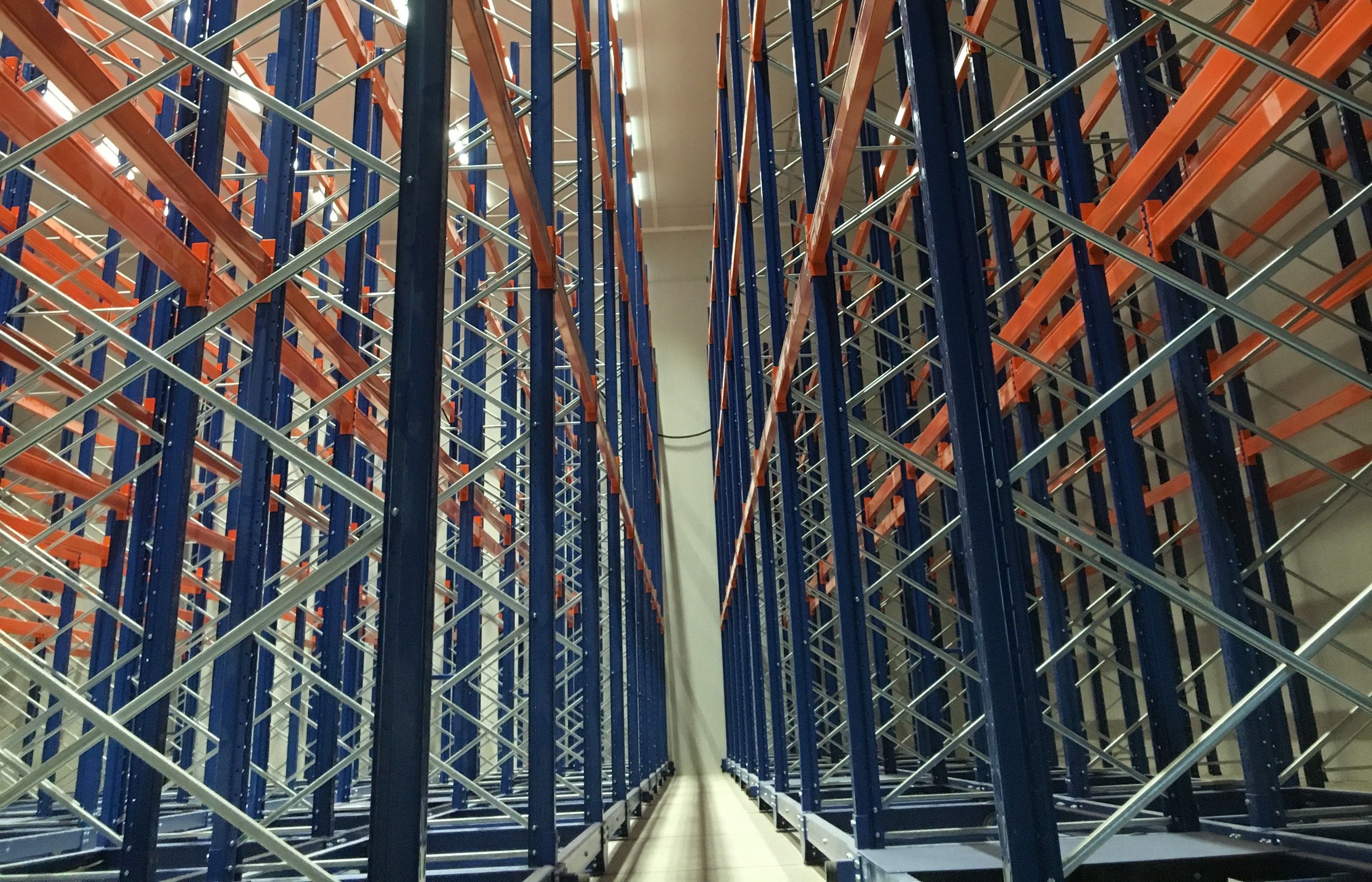 Automatisches Verschieberegalsystem, Detailansicht
